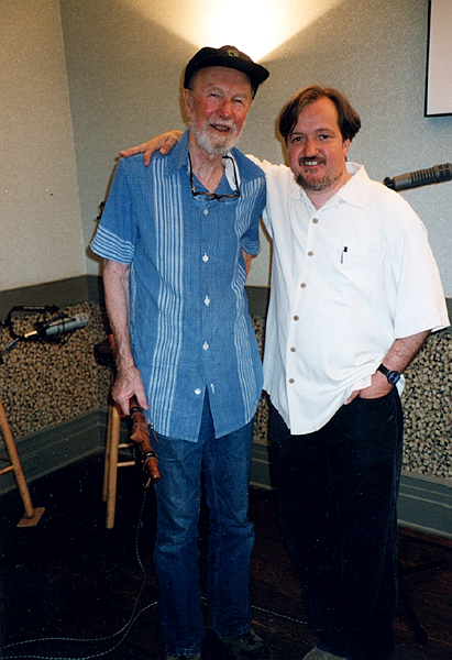 Frank Matheis on WKZE with Pete Seeger