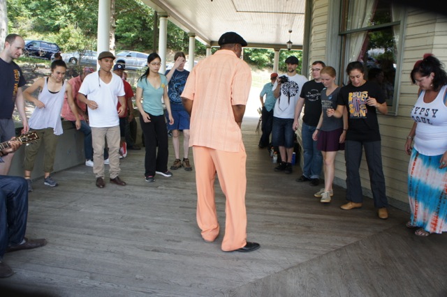 The renowned and famous buck dancer Wiliette Hinton joined Urban Artistry to teach a class.