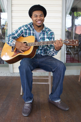 Marcus Cartwright at the Augusta Heritage Center in Elkins, West Virginia, Blues & Swing Week 2016. 