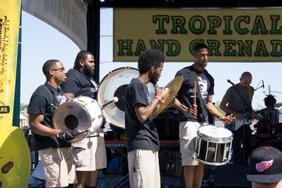 The wild Black Magic Drummers