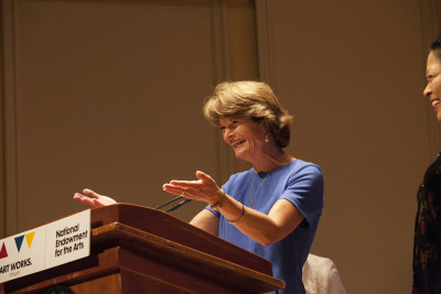 Senator Murkowski's paid tribute to her constituent, Alaskan Native Chiklat weaver Anna Brown Ehlers. 