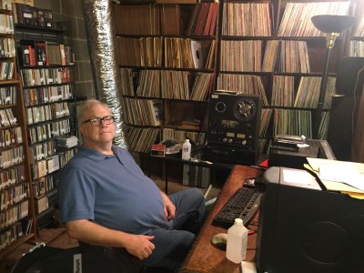 Tom Mindte owns 22,472 records, not counting CDs!