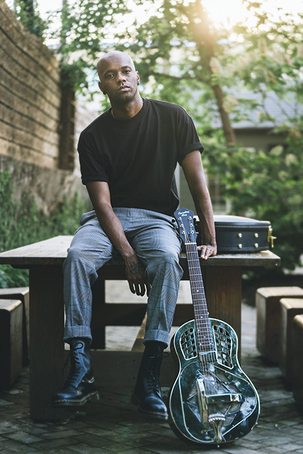 musician with guitar