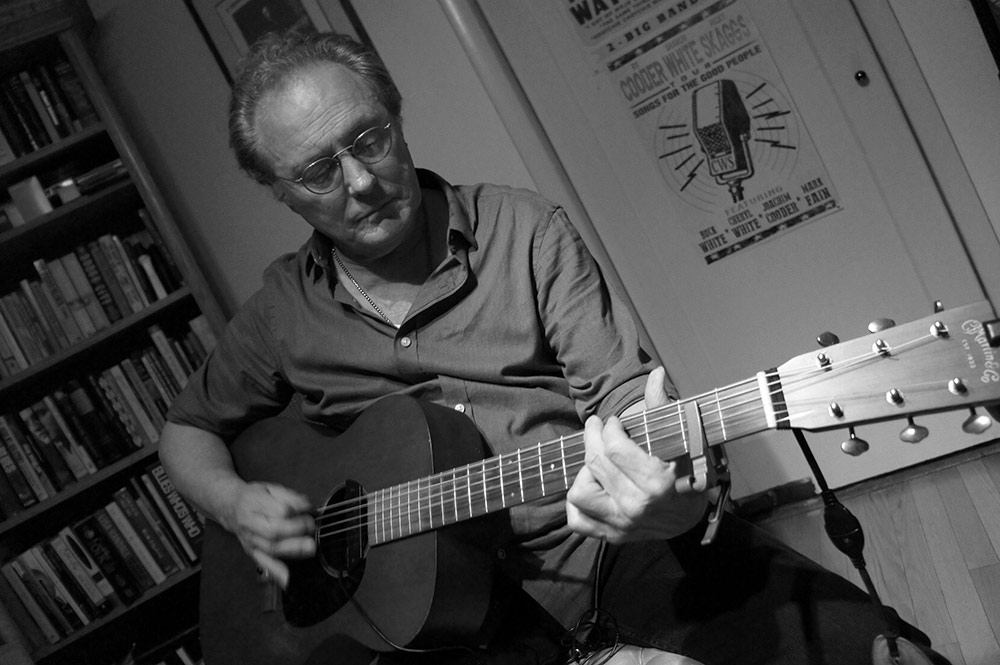 Musician playing guitar