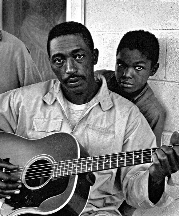 musician playing guitar