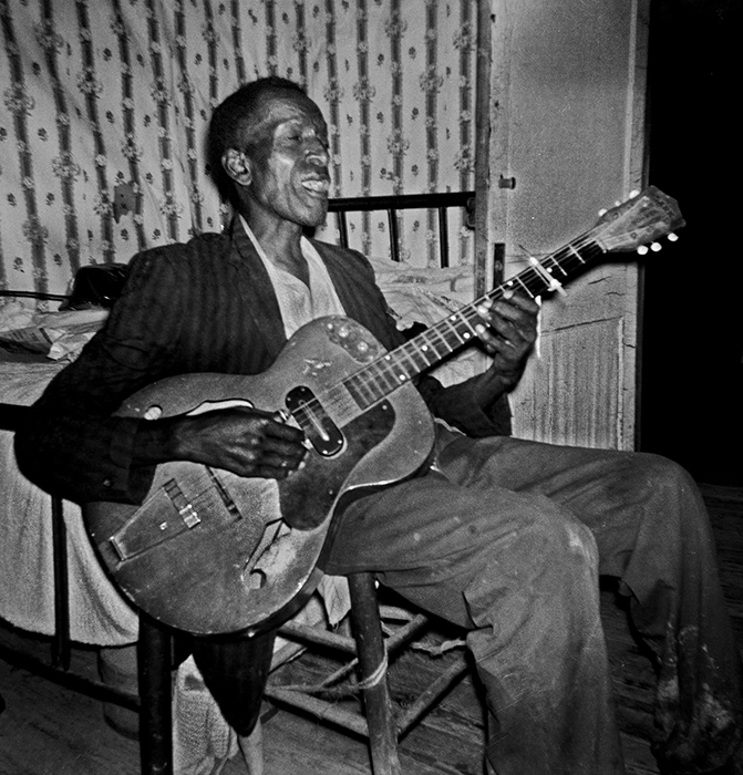 musician playing guitar