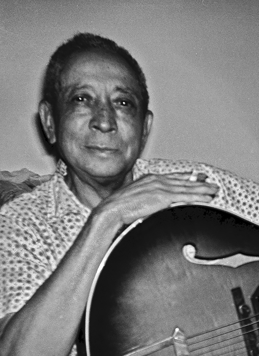 musician with guitar