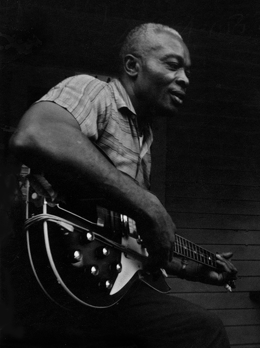 musician playing guitar