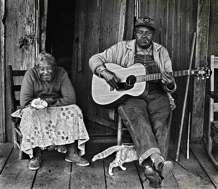 musician playing guitar