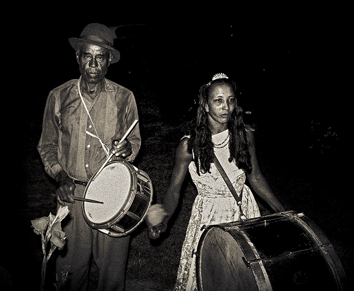 musicians playing drums