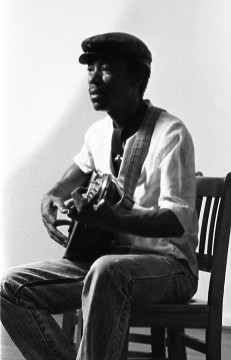 musician playing guitar