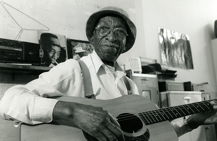 musician playing guitar