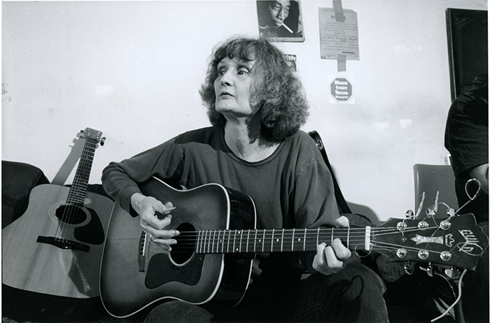 musician playing guitar