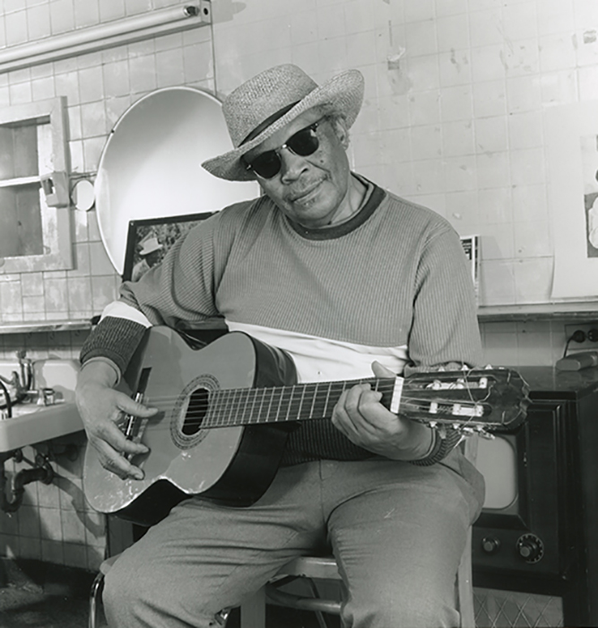 musician playing guitar