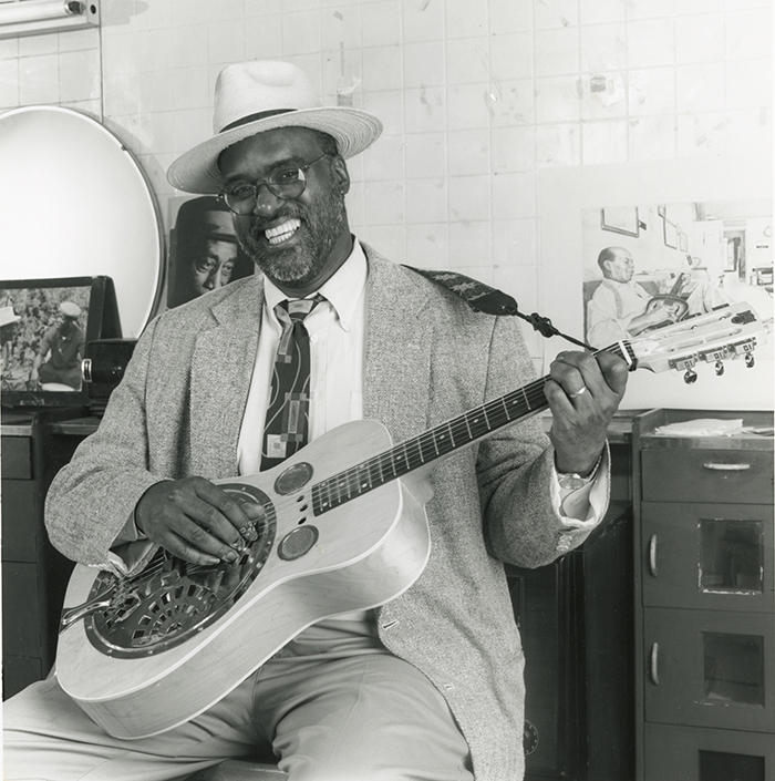 musician playing guitar
