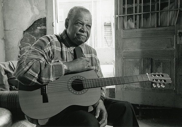 musician with guitar