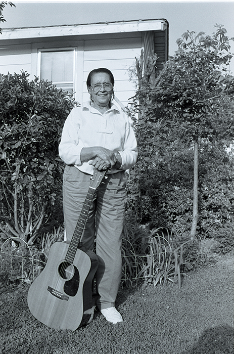 woman with guitar