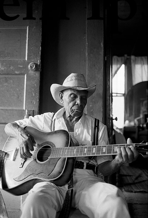 man playing guitar