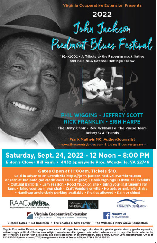 2022 Piedmont Blues Festival